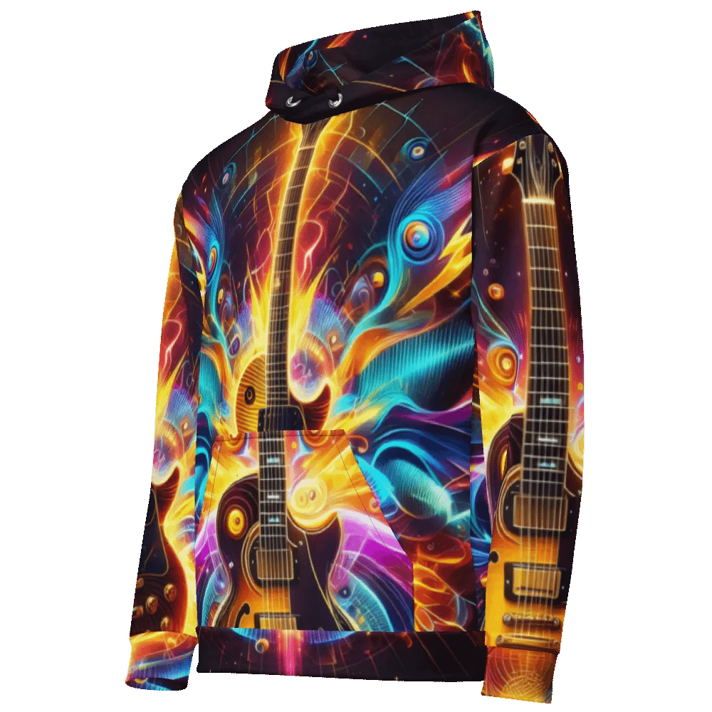 Guitar Musical Instrument - All-Over Unisex Hoodie #13 product image (11)