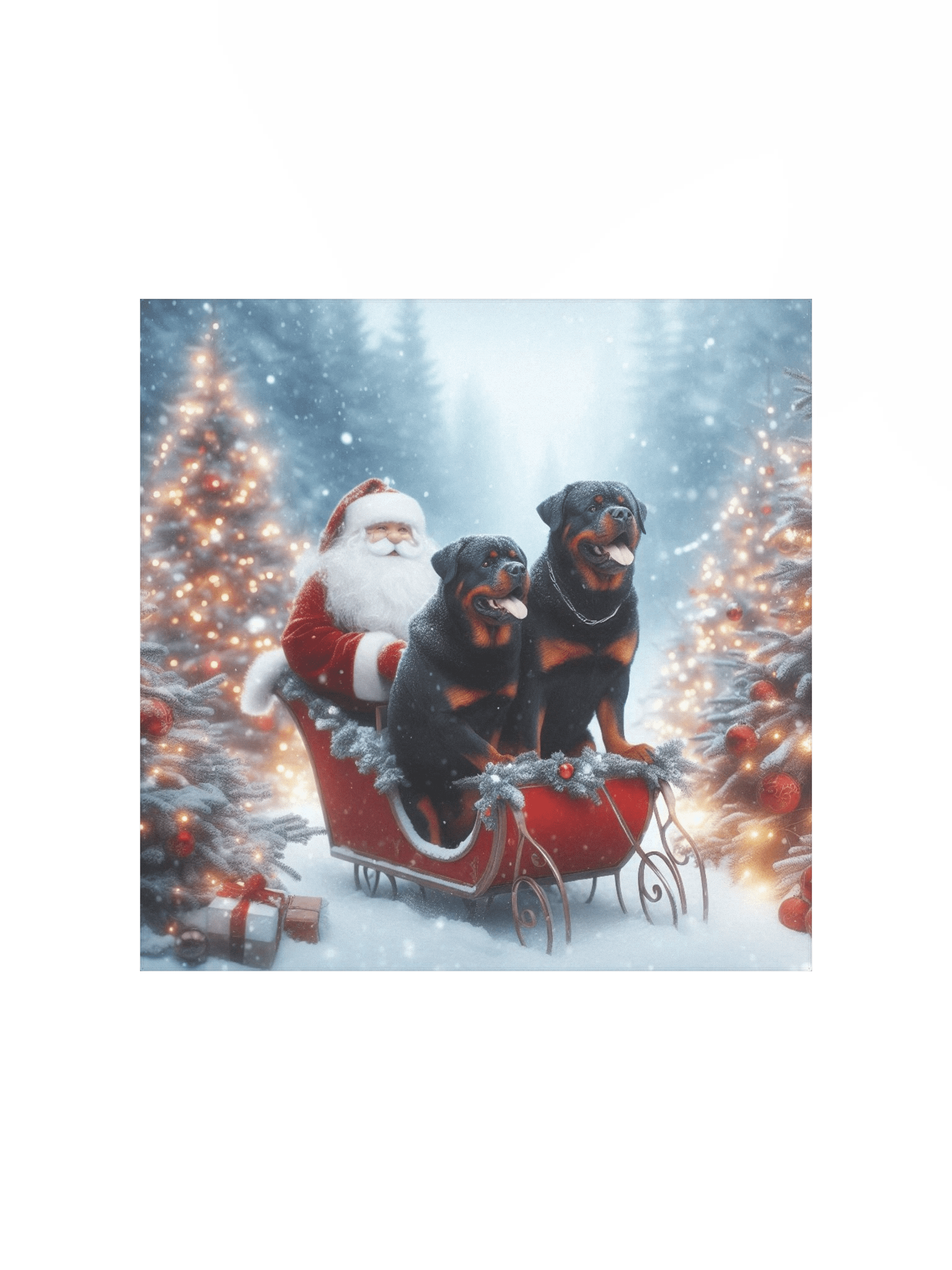 Rottweilers Christmas Eve Poster product image (2)