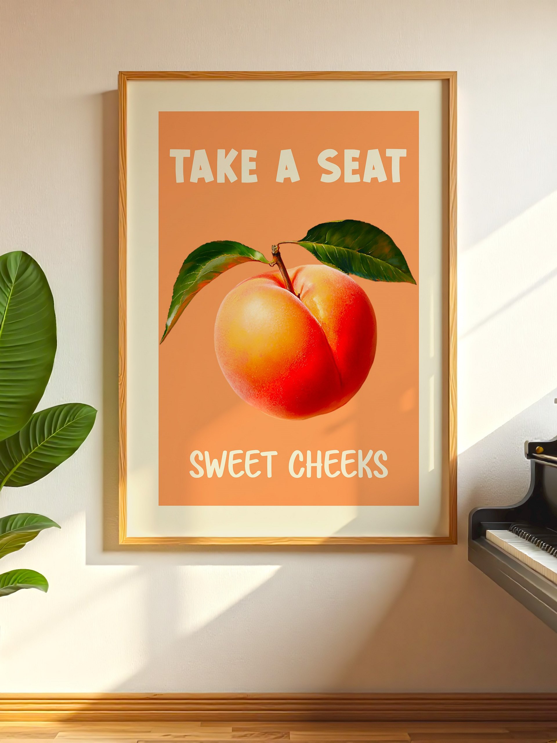 Nice Bum Poster Funny Bathroom Wall Art product image (12)