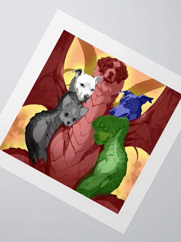 Toby the Mythical Canine Stickers product image (4)