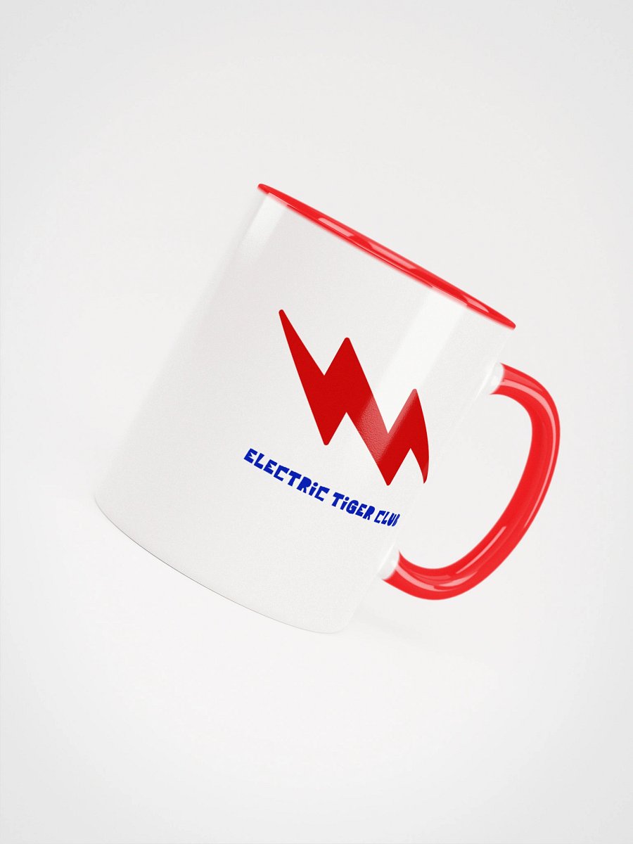Red Electric Tiger with Red Lightning Bolts - Ceramic Mug product image (4)