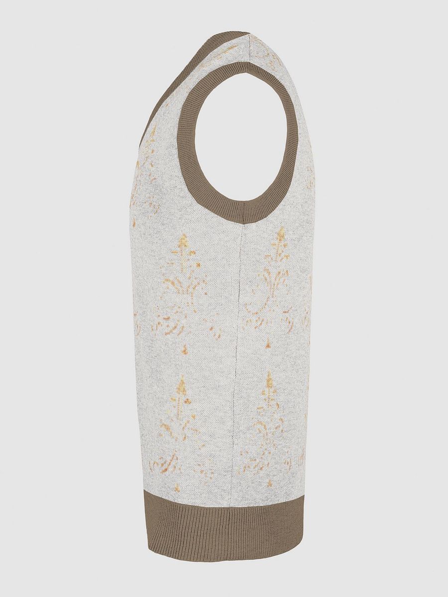 Customizable Jacquard V-Neck Vest product image (6)