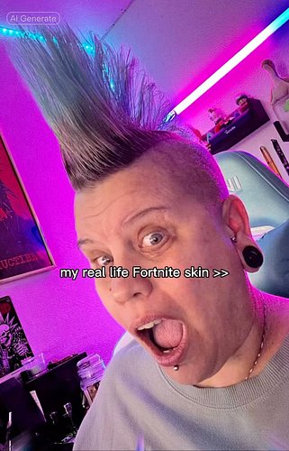 Fortnite Punk #punkrock #gamer #fortnite #genxmom