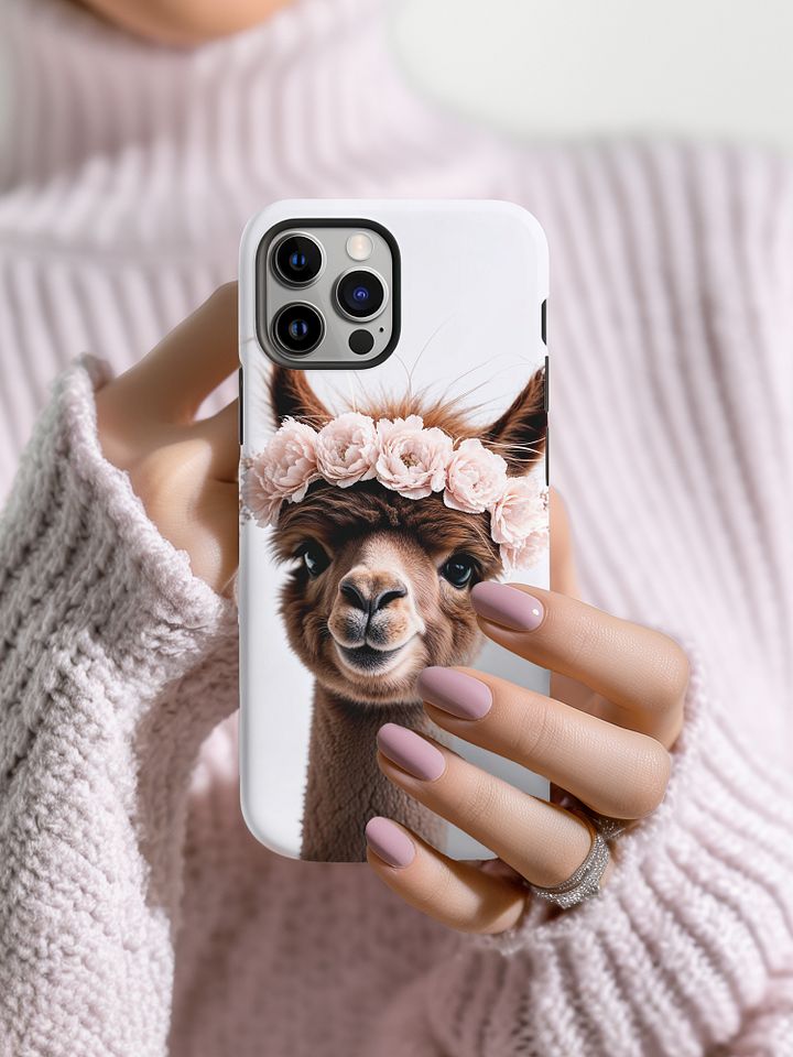 Floral Alpaca Tough Case for iPhone® product image (2)