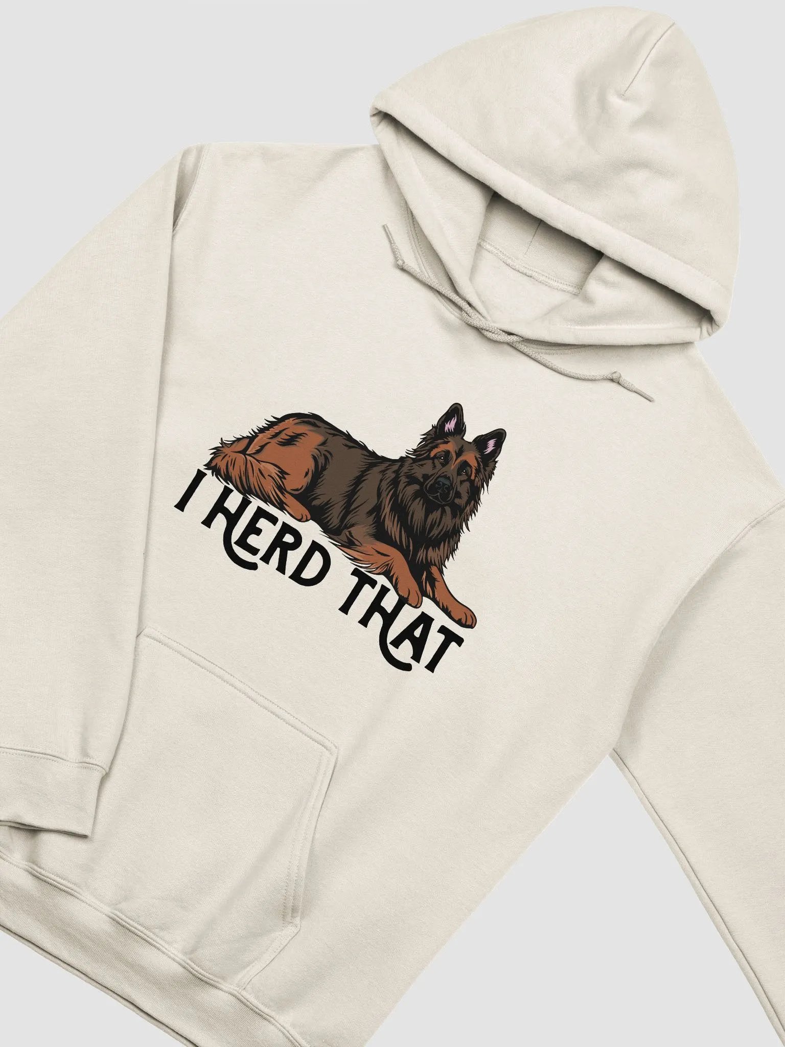 I Herd That Belgian Tervuren Hooded Sweatshirt | Funny Hoodie for Herding Dog Owners product image (19)