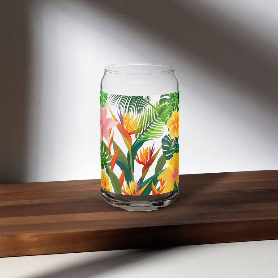 Tropical Paradise Can-Shaped Glass product image (35)