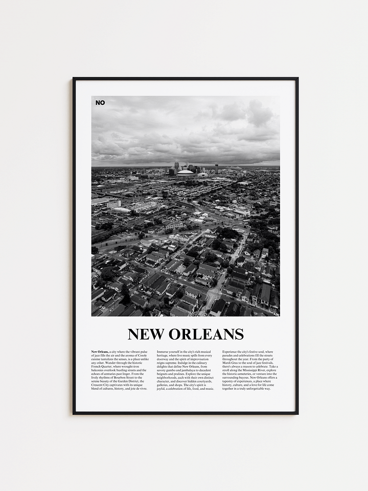 New Orleans 01 Newspaper Poster product image (1)
