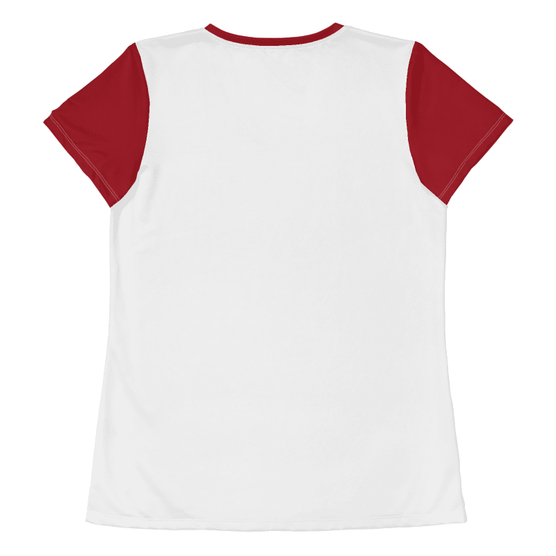 Women's Athletic Short Sleeve Tee, With Gingham Cherries product image (6)