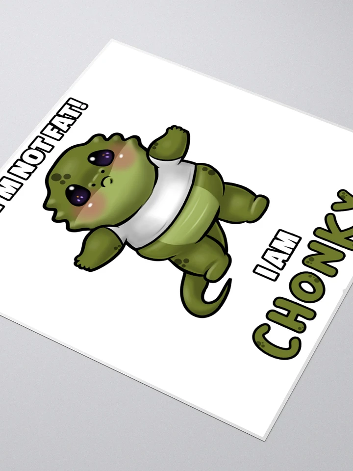 I am CHONKY - Sticker product image (1)