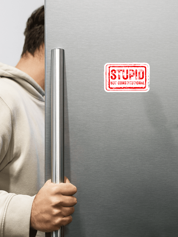 Scalia Stupid But Constitutional Die-Cut Magnets product image (2)