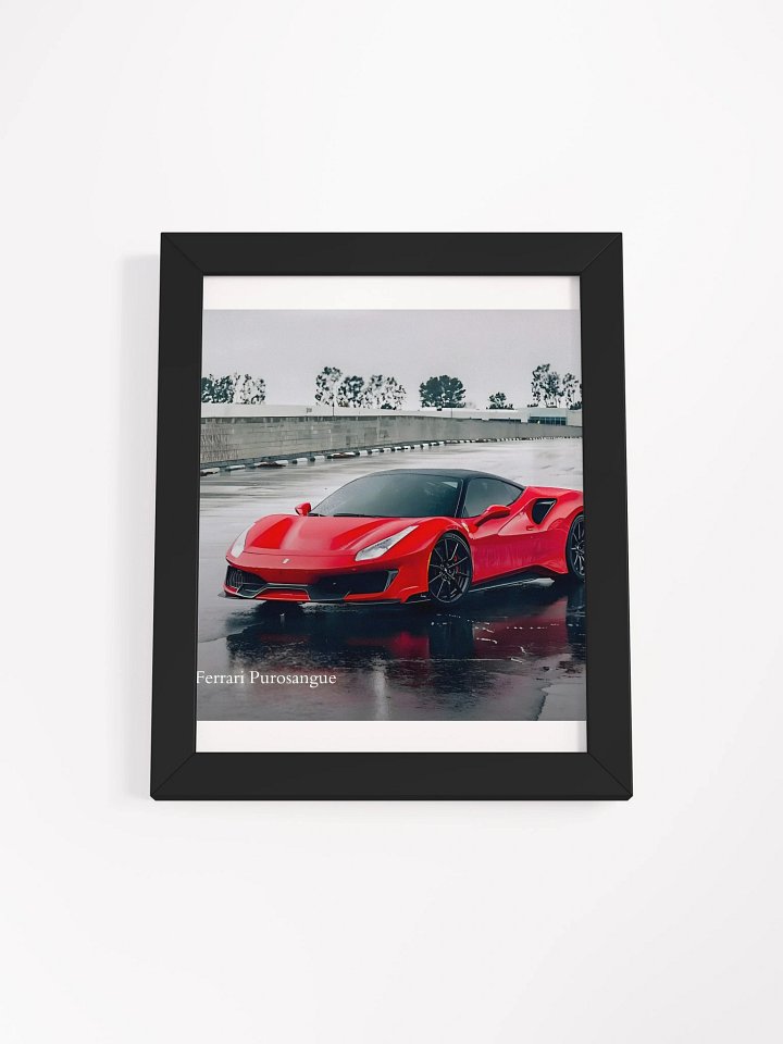 Framed High-Quality Matte Poster (in) Ferrari Purosangue product image (2)