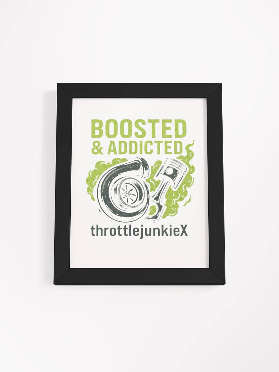 boosted & addicted Matte Art Print product image (5)
