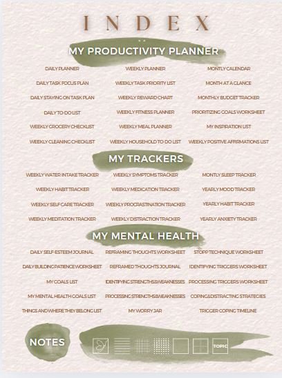 My Everything Planner (Reusable Year After Year) product image (2)