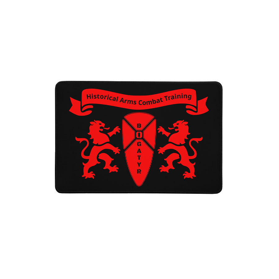 Red HACT logo Desk Mat product image (1)