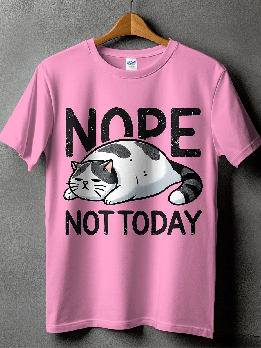 Nope, Not Today Cat Graphic Tee product image (3)