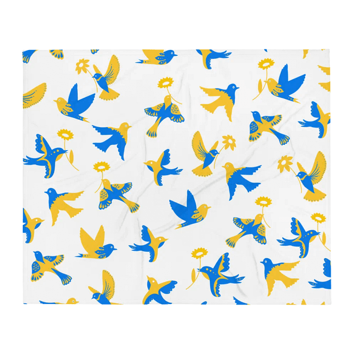 Chirpy Delight Throw Blanket product image (2)
