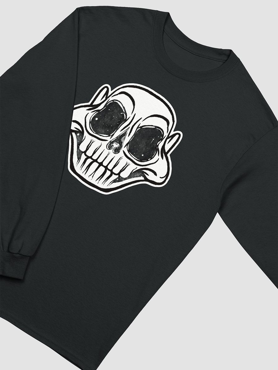 Grinning Skull Graphic Long Sleeve Tee product image (3)