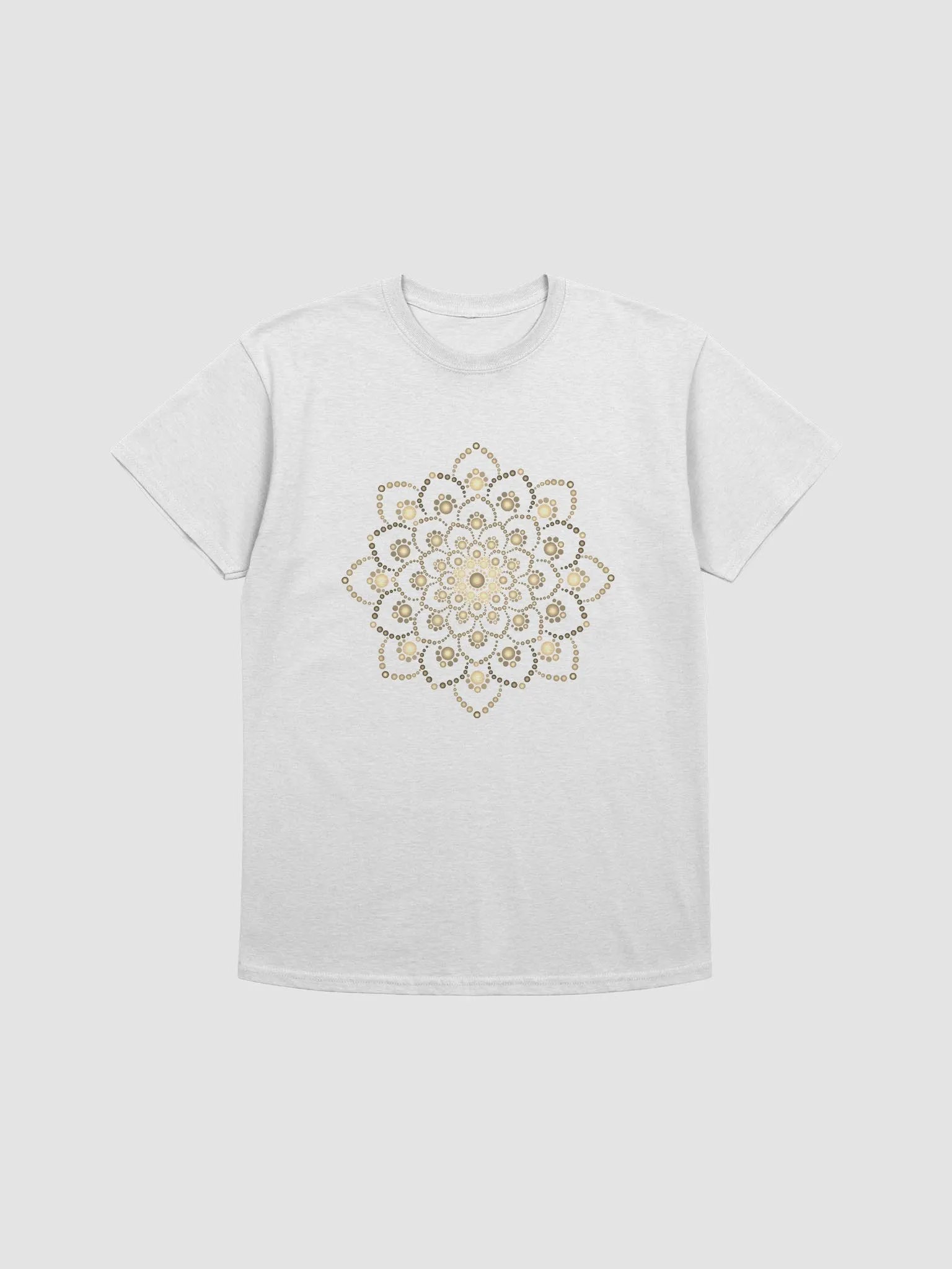 Golden-Brown Mandala T-Shirt product image (2)