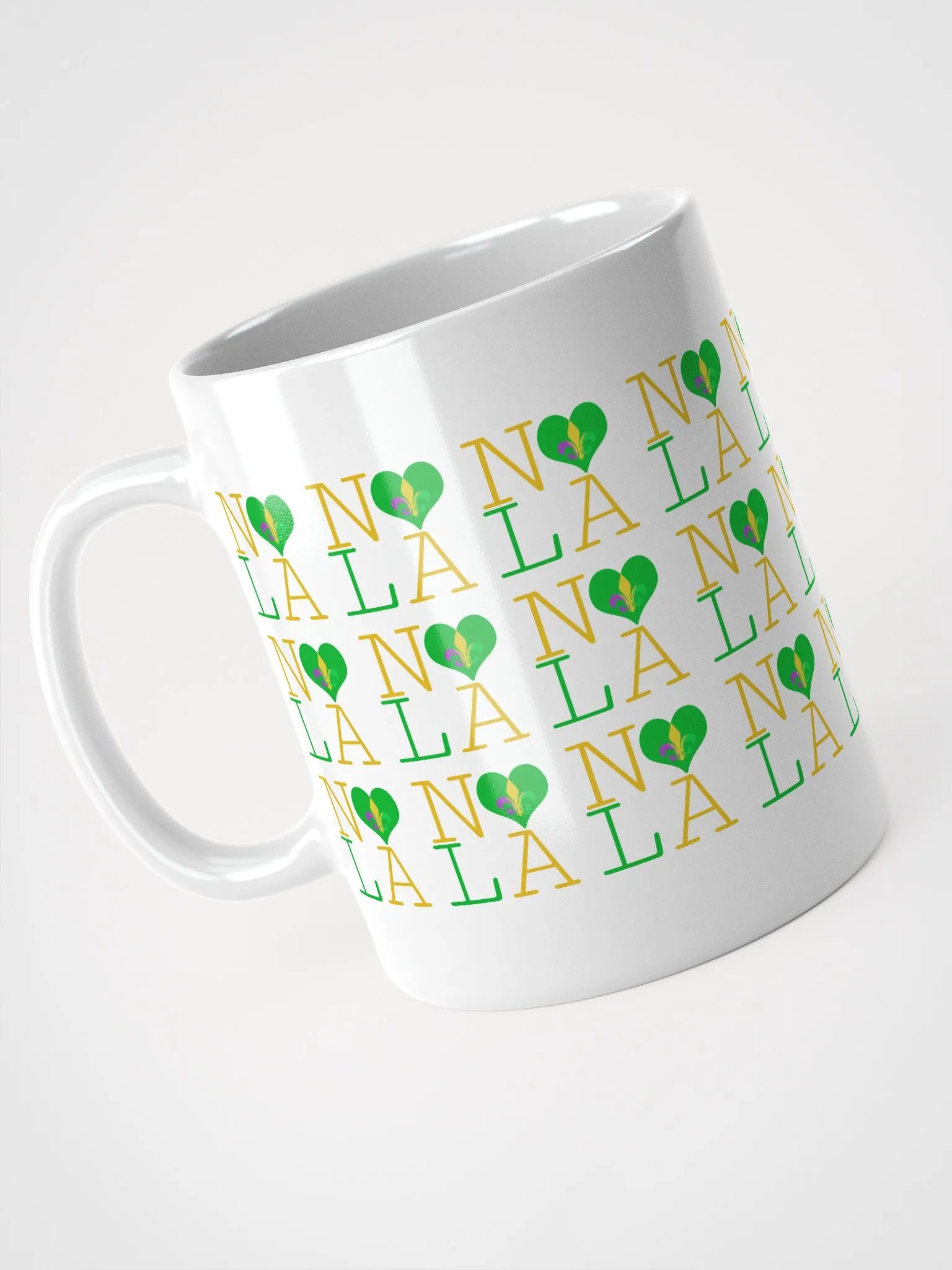 I LOVE NOLA **LEGACY MUG** (MARDI GRAS 2 INFINITY WALL) product image (9)