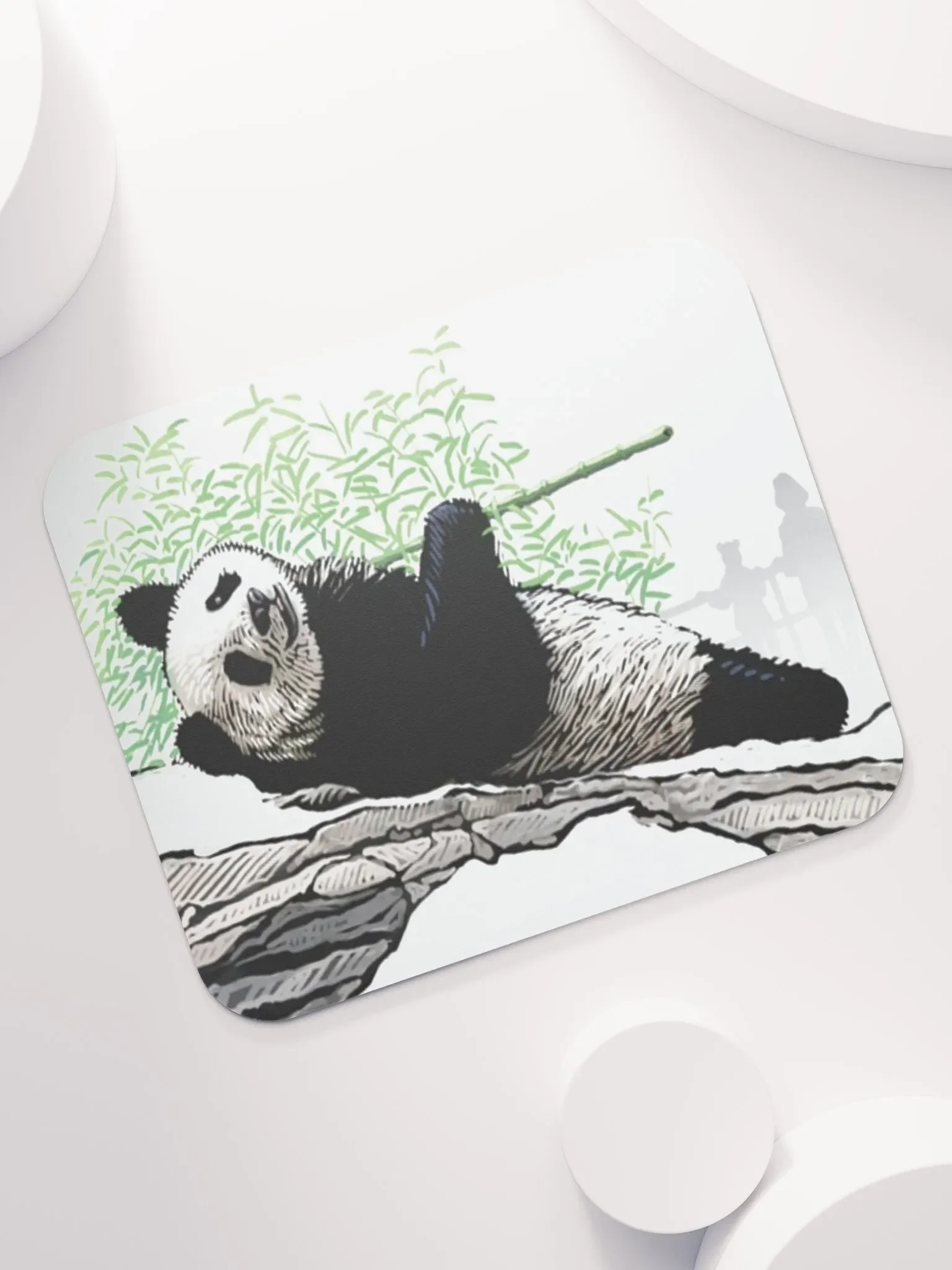 Happy Panda Mouse Mat product image (7)
