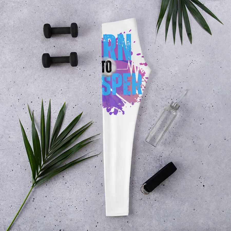 Born to Prosper Bold Print Leggings product image (3)