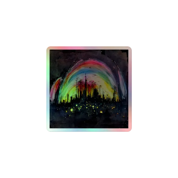 Cityscape Dreams Holographic Sticker Set product image (1)