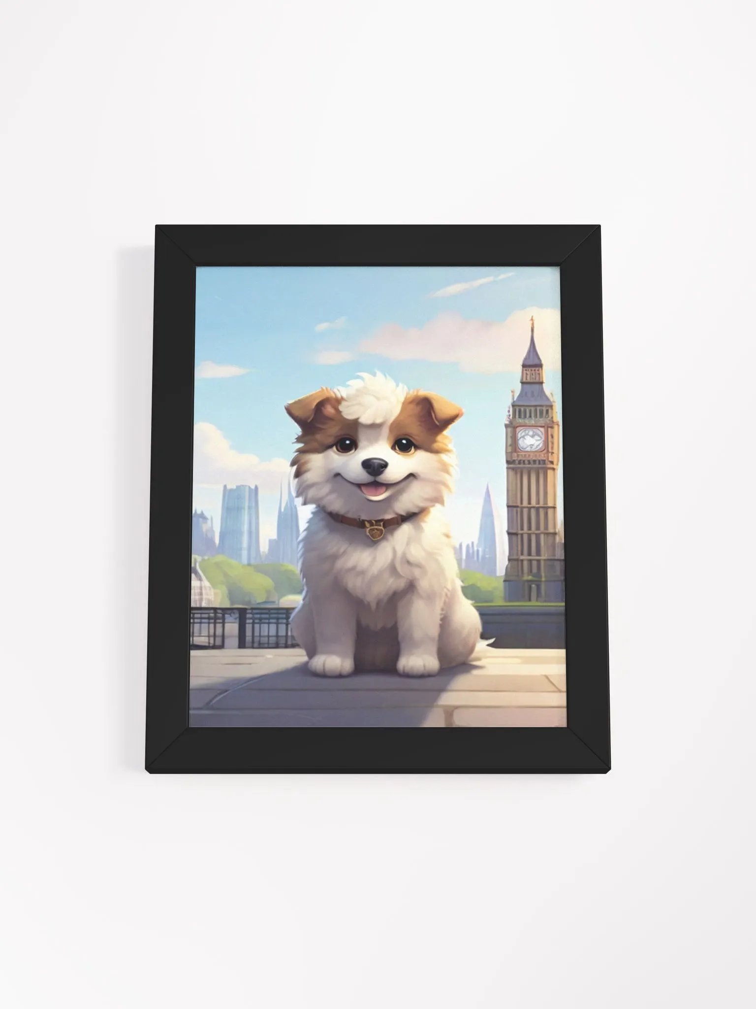 Puppy Love in London Framed Poster product image (5)