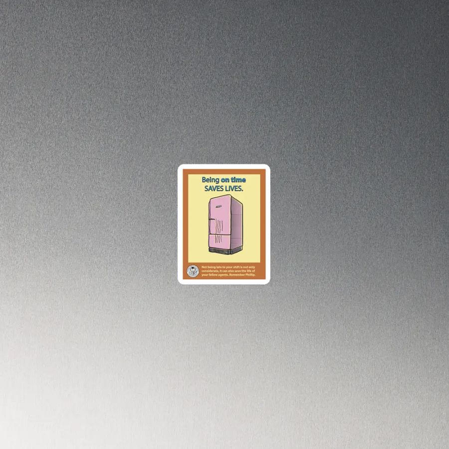 Being on time Magnet - Bureau Collection product image (5)