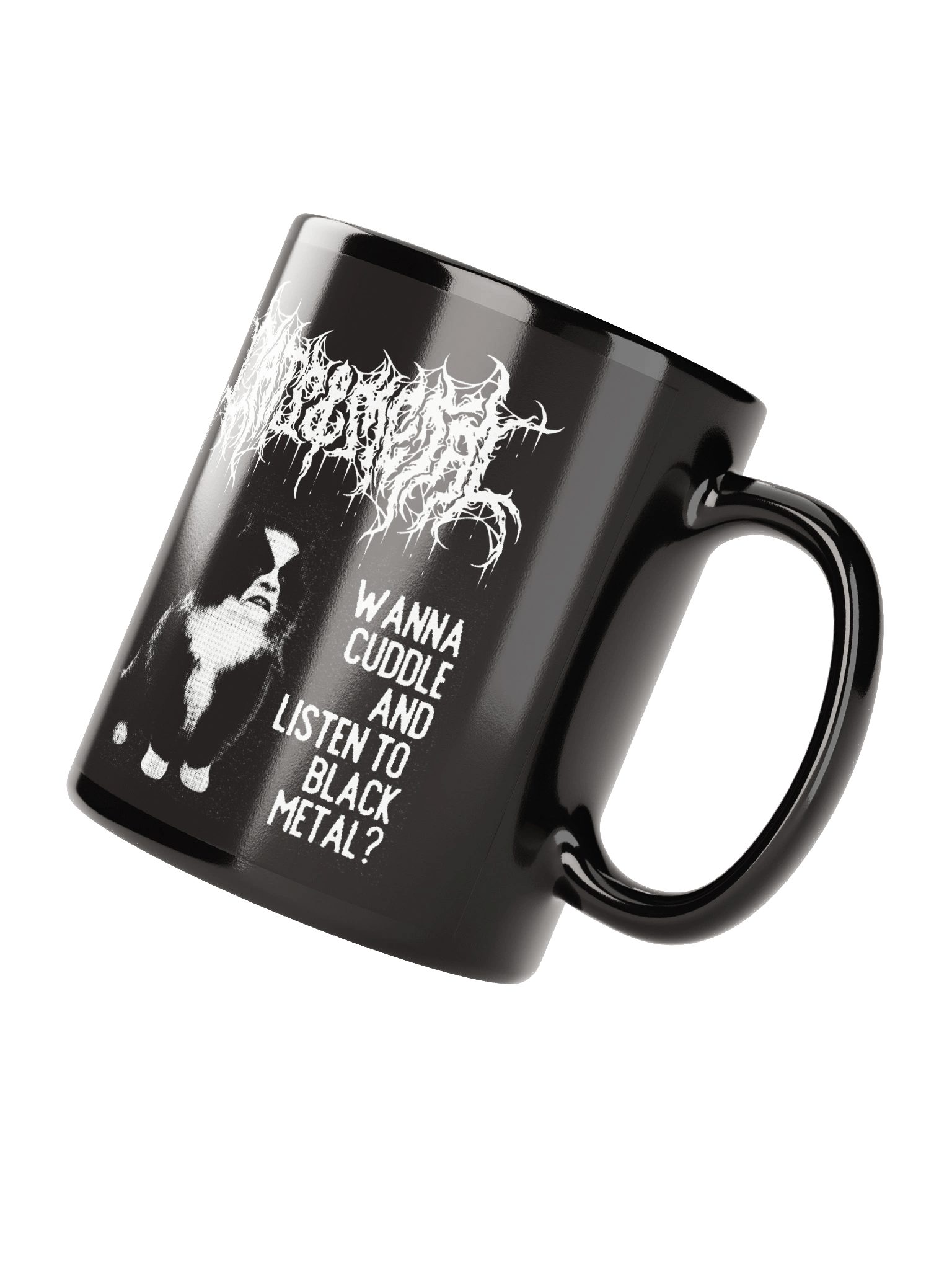 WANNA CUDDLE AND LISTEN TO BLACK METAL? MUG product image (4)