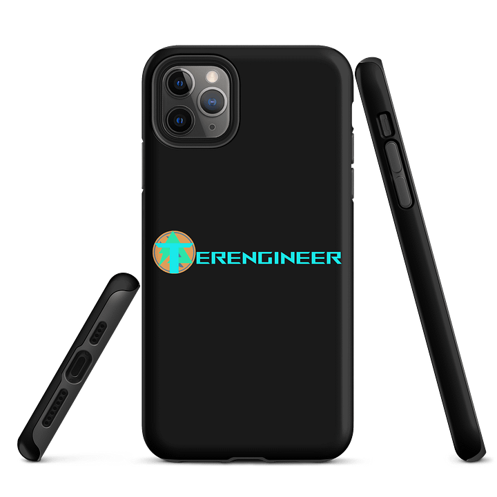 Terengineer Font Tough iPhone Case (Black) product image (1)