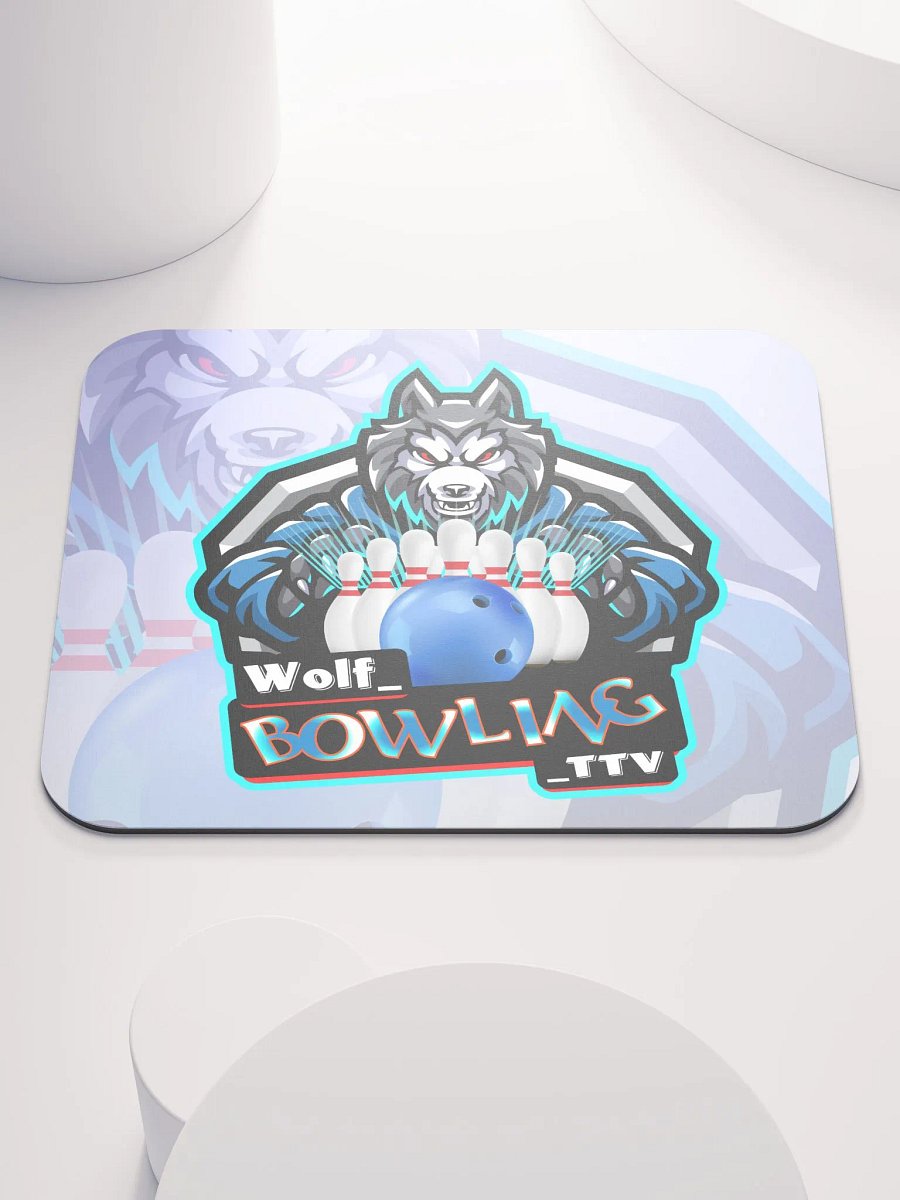 wolf bowling mouse pad product image (1)