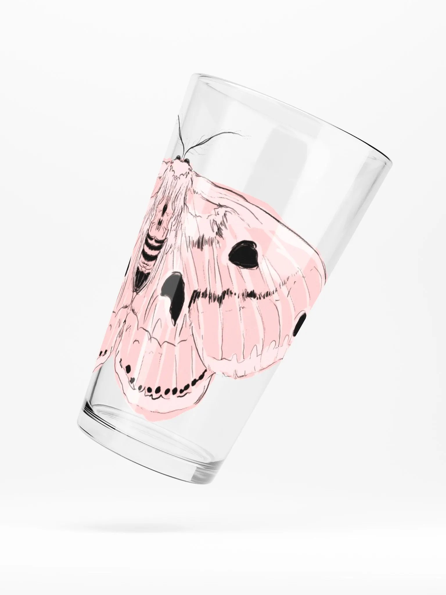 Cecropia Moth Pint Glass product image (5)