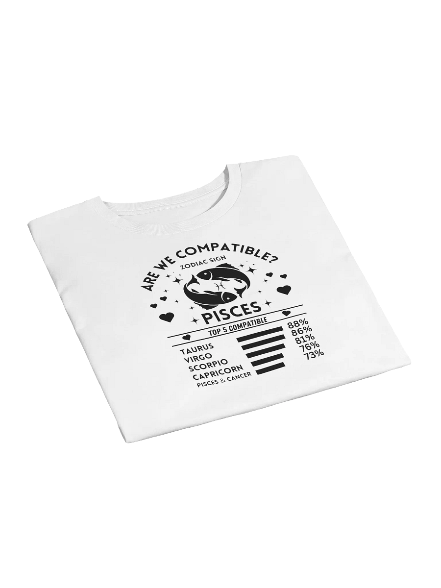 Pisces Zodiac Sign Romantic Compatibility - Light Colors - AS Colour Women's Premium Crop Top product image (8)