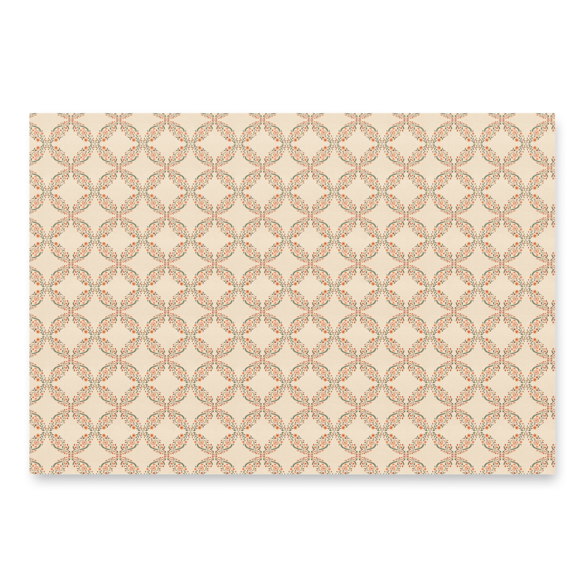 Set wrapping paper sheets. Floral and fox designs from the in the forest collection product image (2)