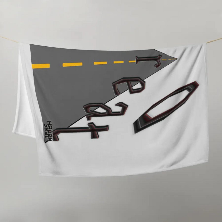 No Retreat - White - Throw Blanket product image (9)