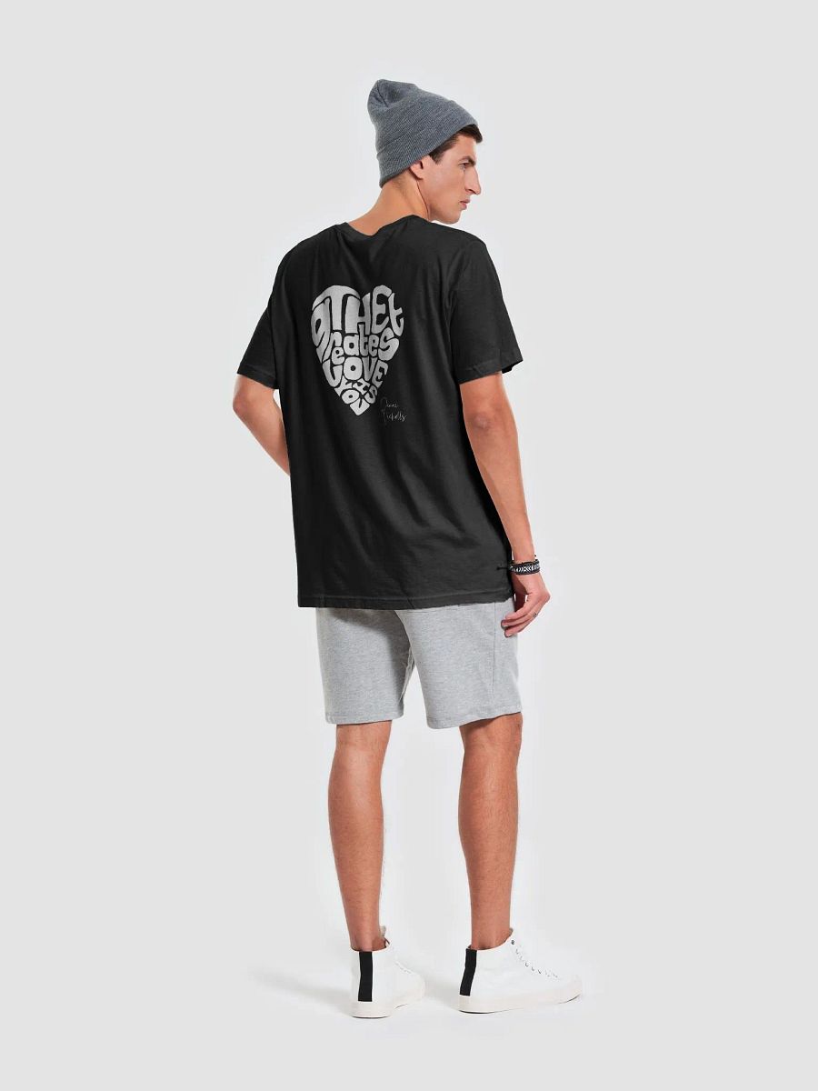 Lyric Heart T-shirt (design on back) product image (6)