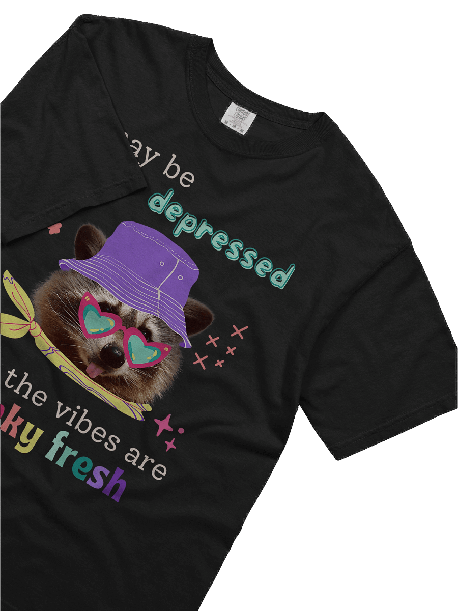 I May Be Depressed But The Vibes Are Funky Fresh Shirt product image (6)