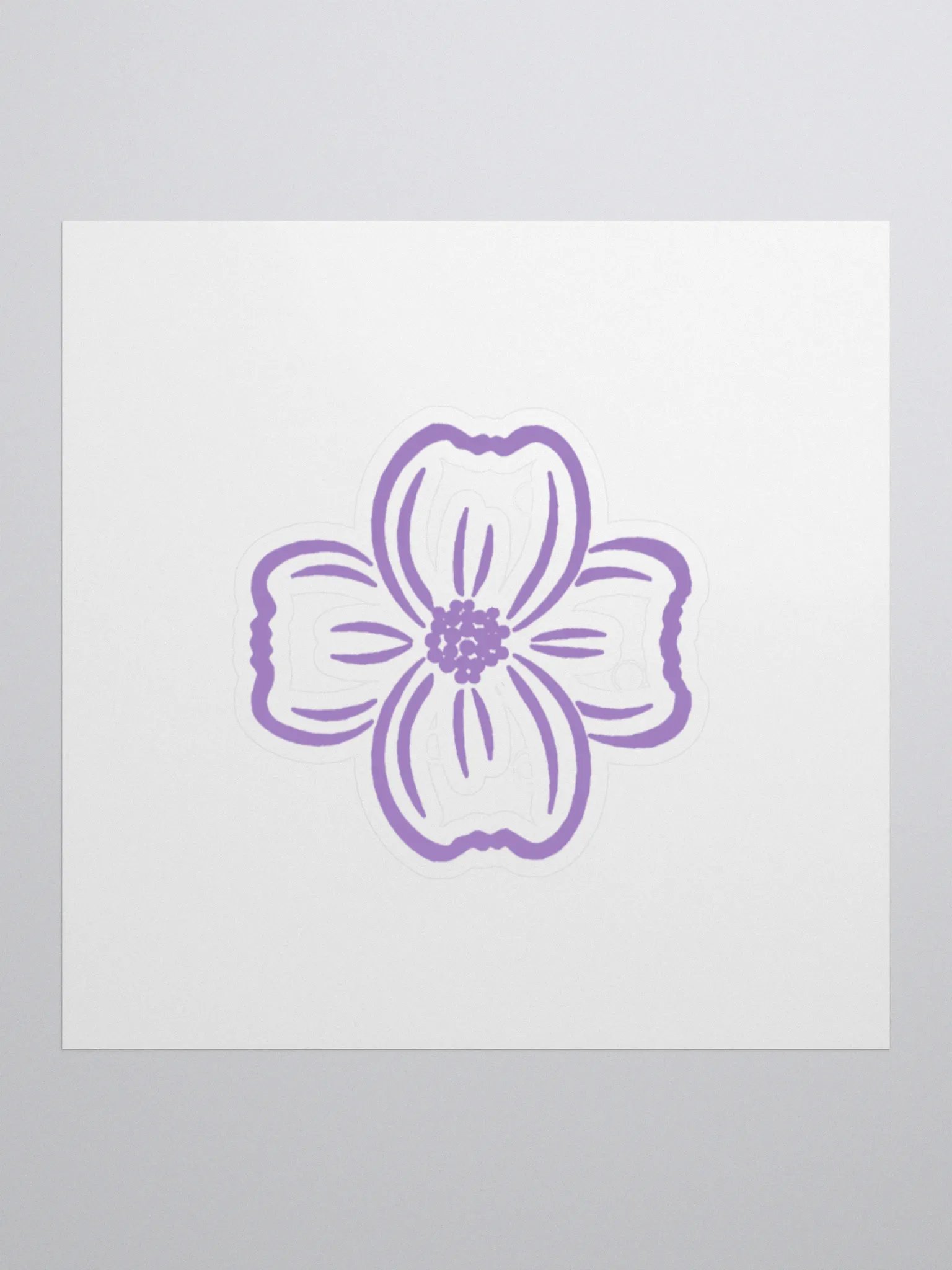 Dogwood purple sticker product image (1)