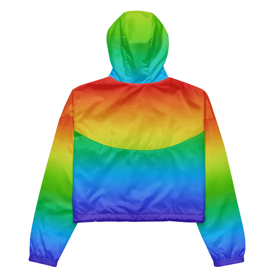 Rainbow Women's Cropped Windbreaker product image (7)