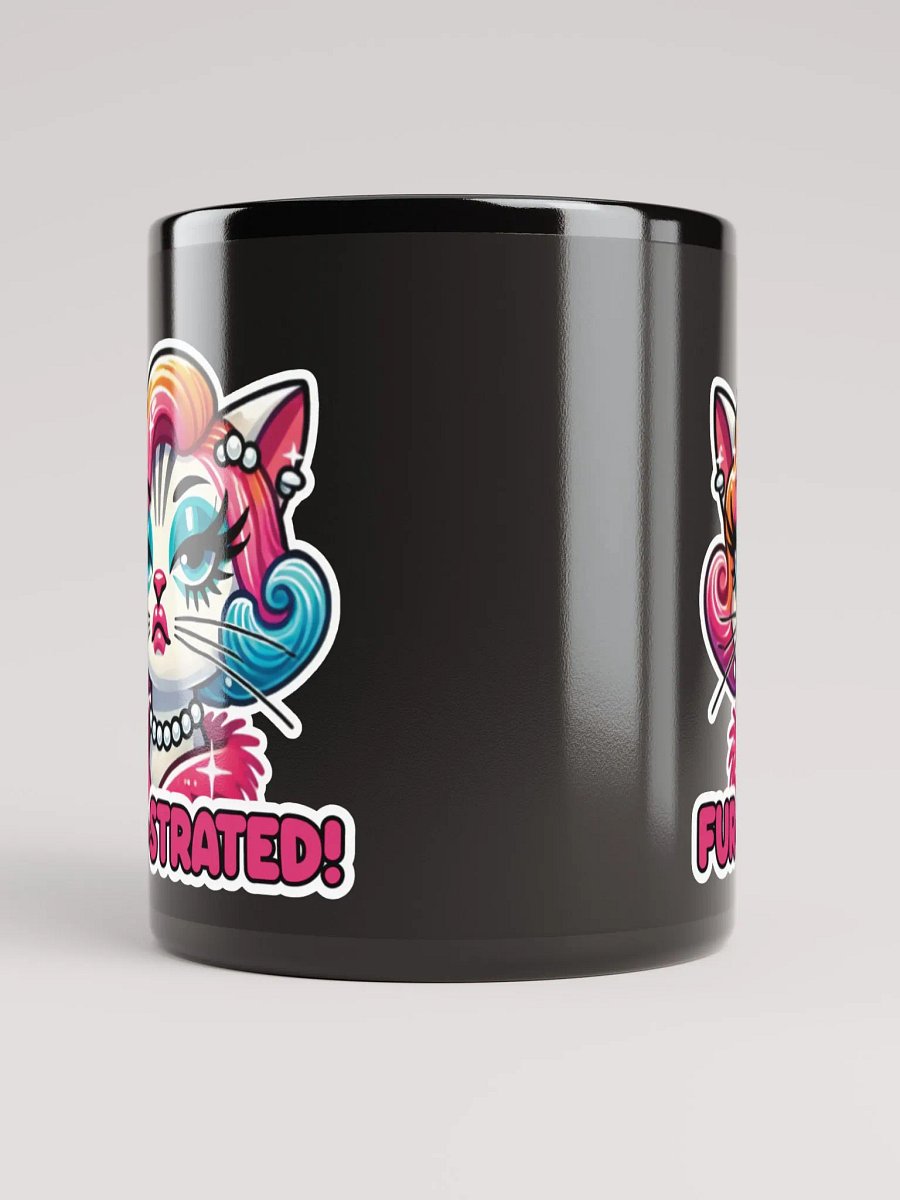 Fur-strated! Black Glossy Mug product image (10)