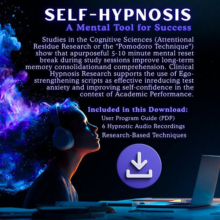 Boost Focus, Concentration, and Study Motivation - Hypnotic Tools for Success product image (2)