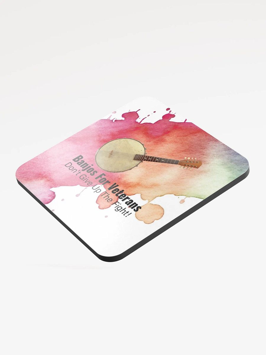 BANJOS FOR VETERANS (B4V) 2023 ARTWORK GLOSSED CORK COASTER product image (3)