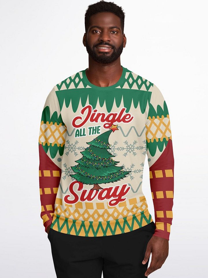 "Jingle All The Sway" Christmas Tree Sweatshirt | Musical Holiday Sweater | Festive Winter Outfit | Funny Christmas Party Outfit product image (1)