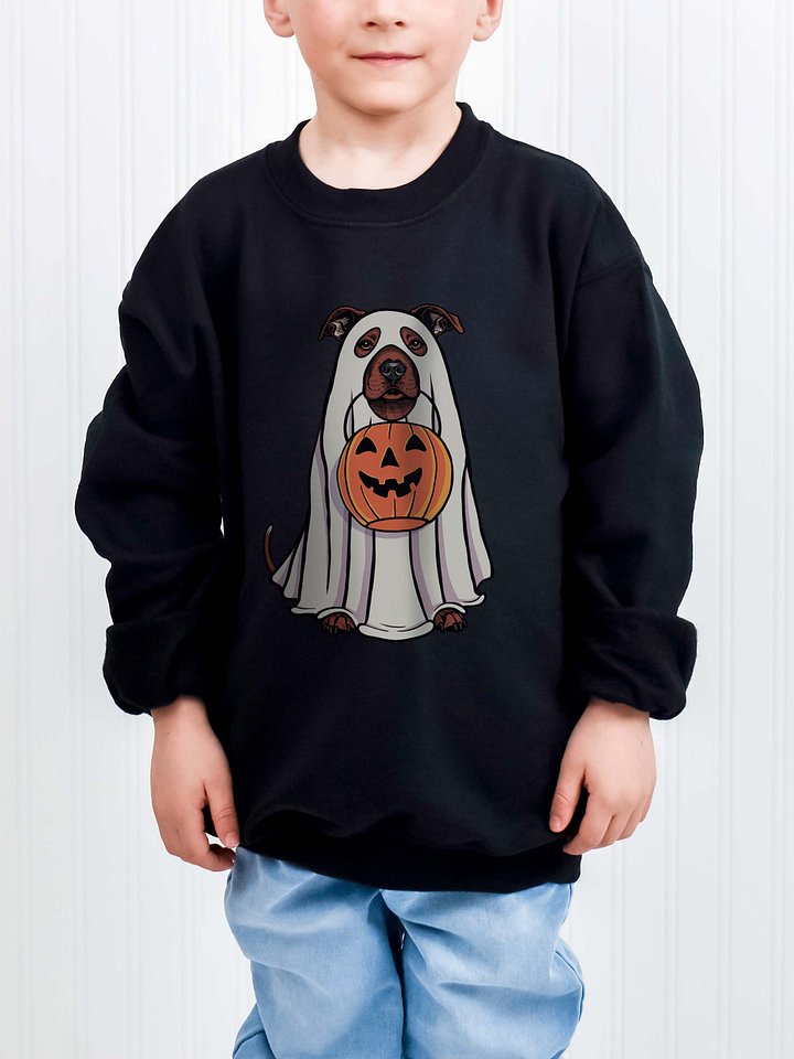 Halloween American Staffordshire Terrier(Red) Youth Sweatshirt product image (1)