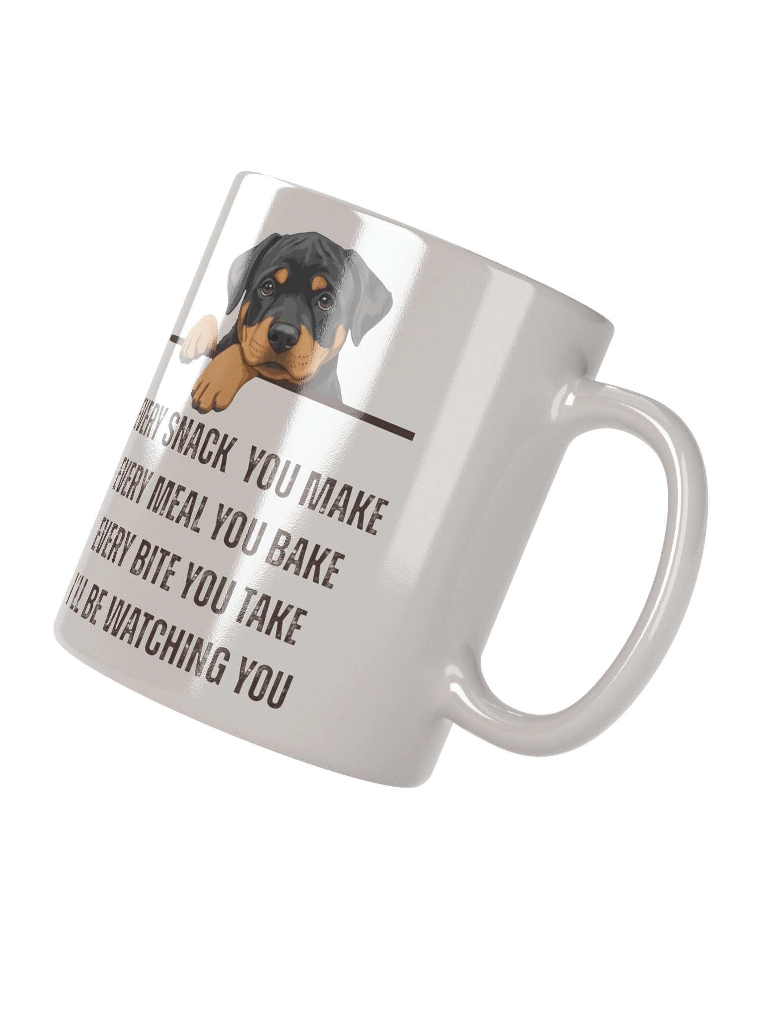 Rottweiler Pawsitively Watching You Mug product image (7)