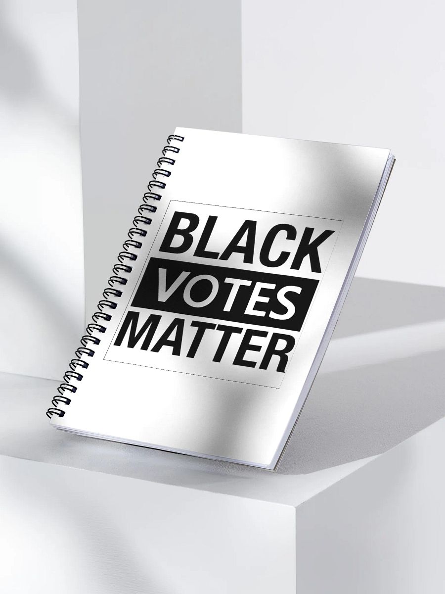 Black Votes Matter Spiral Notebook product image (3)