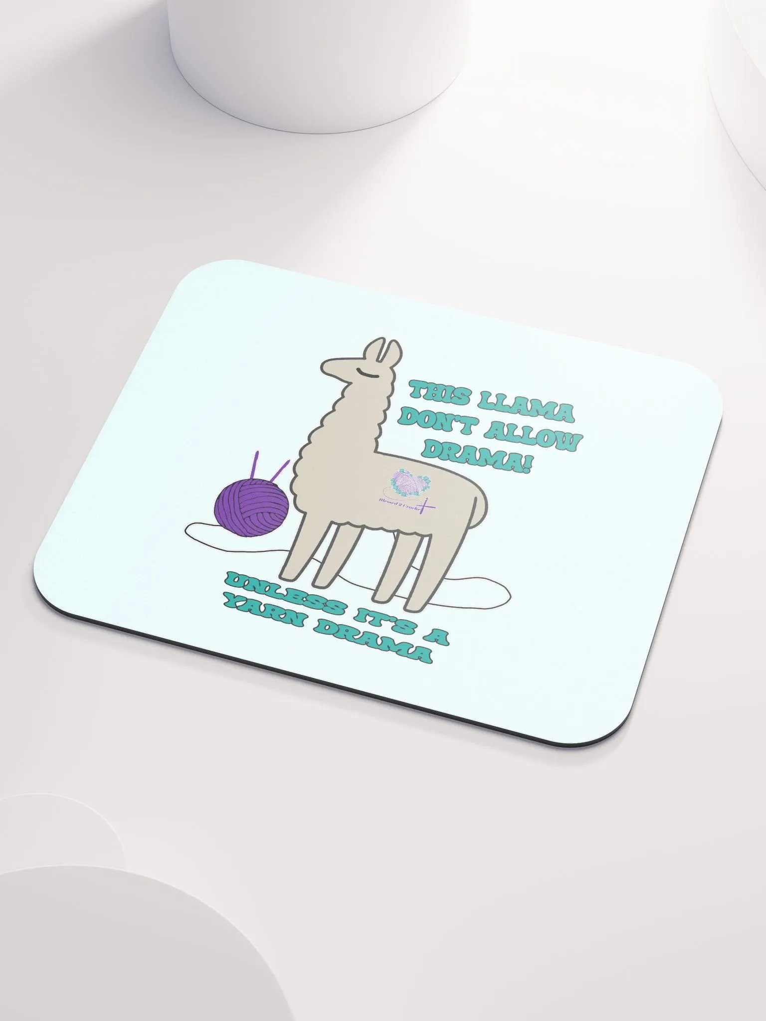 No Drama Lama Mouse Pad product image (3)