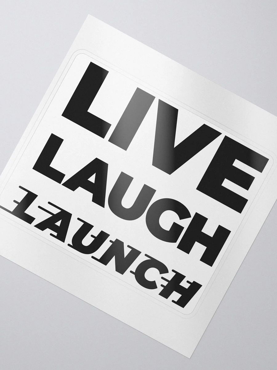 Live Laugh LAUNCH - sticker product image (2)