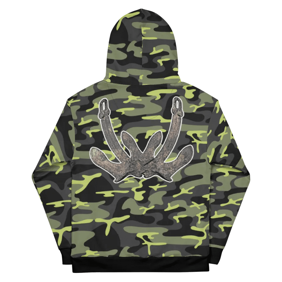Green Camouflage Anchor Hoodie product image (11)
