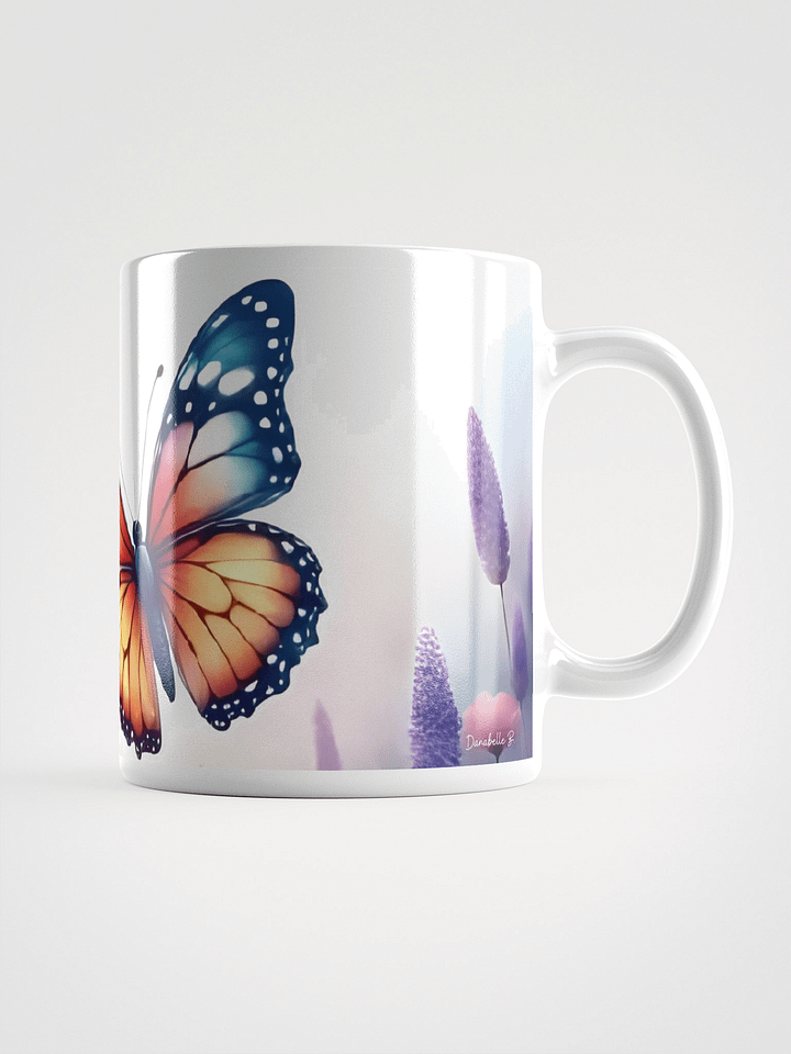 Mug Blanc - Papillon - Envol Tranquille - Idée Cadeau Origninale product image (1)
